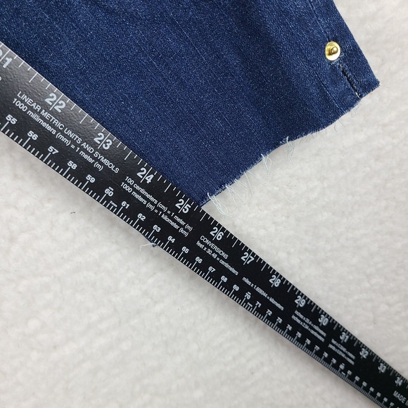 FRAME Jeans Womens 30 Blue Le High Skinny Distress Dark Wash Denim - Picture 7 of 14